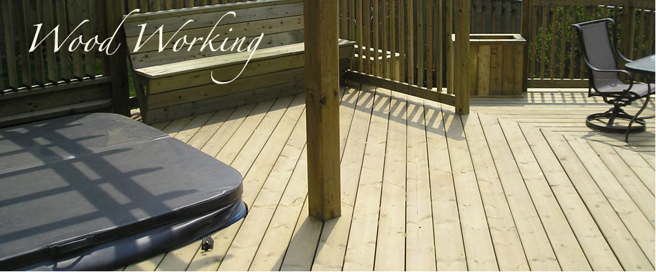 Deck with Hot Tub