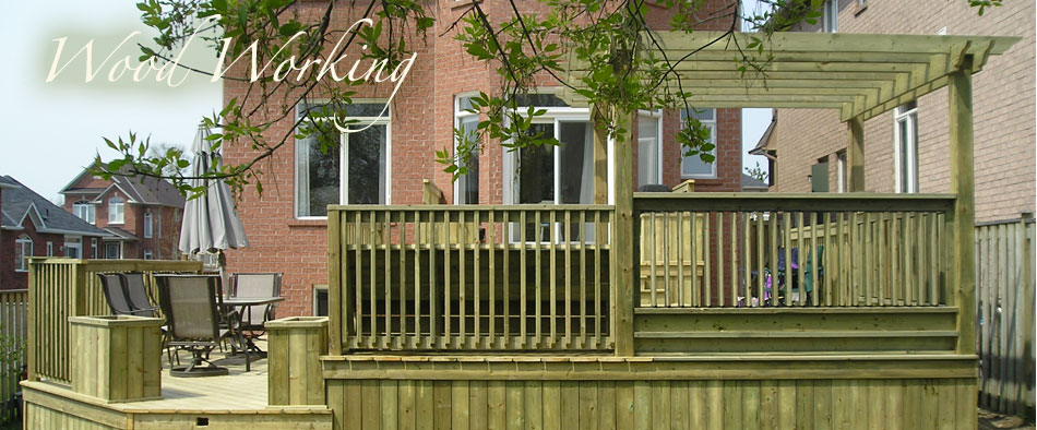 Deck with Pergola